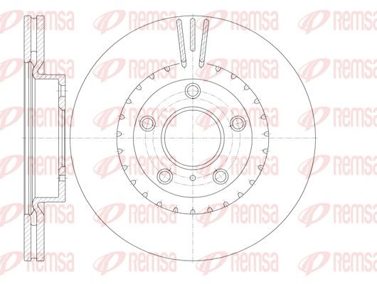 REMSA 61722.10 Brake Disc