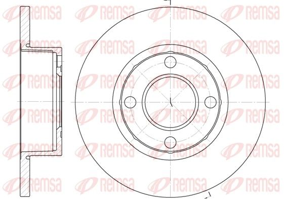 REMSA 6173.00 Brake Disc