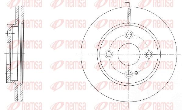 REMSA 61738.10 Brake Disc