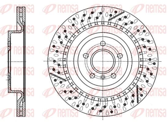 REMSA 61744.10 Brake Disc