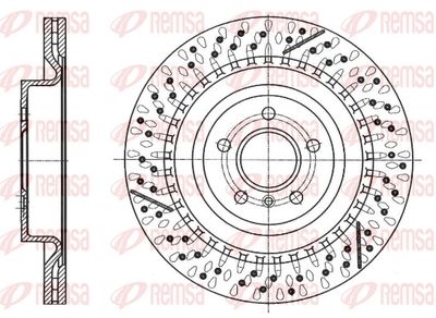 Brake Disc REMSA 61744.10