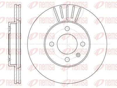 Brake Disc REMSA 6175.10