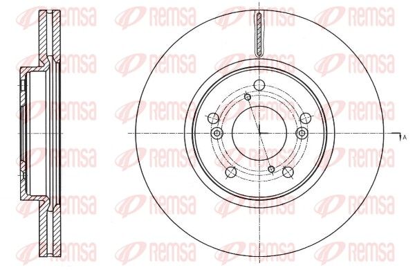 REMSA 61754.10 Brake Disc