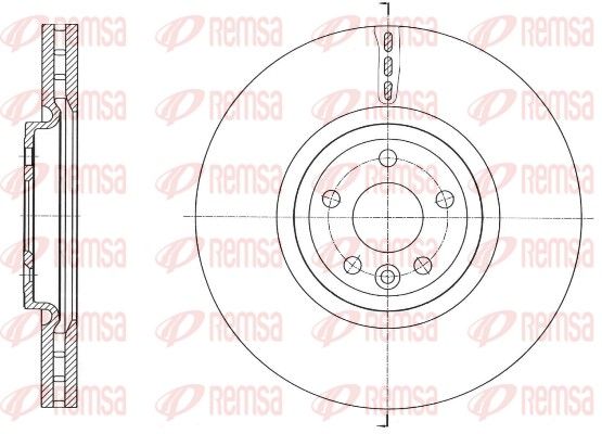 REMSA 61758.10 Brake Disc