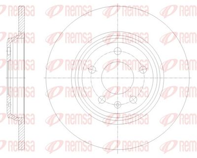 Brake Disc REMSA 61771.00