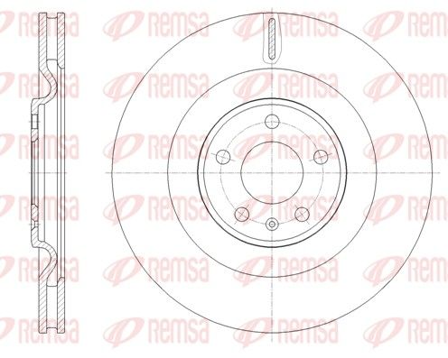 REMSA 61775.10 Brake Disc