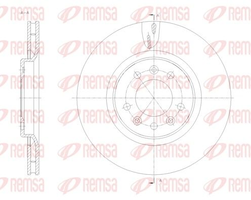 REMSA 61776.10 Brake Disc