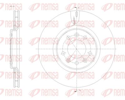 Brake Disc REMSA 61776.10