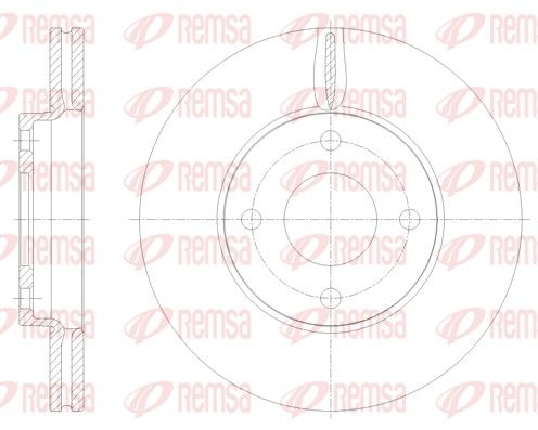 REMSA 61778.10 Brake Disc