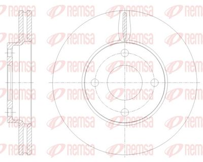 Brake Disc REMSA 61778.10