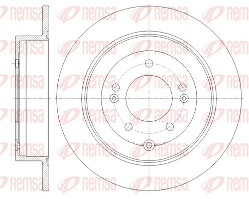 REMSA 61779.00 Brake Disc