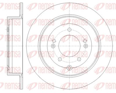 Brake Disc REMSA 61779.00