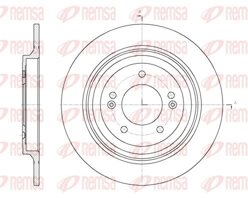 REMSA 61780.00 Brake Disc