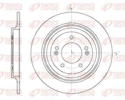 Brake Disc REMSA 61780.00