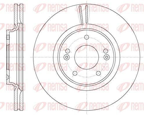 REMSA 61781.10 Brake Disc