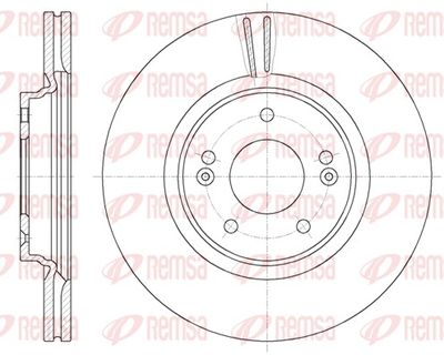 Brake Disc REMSA 61781.10