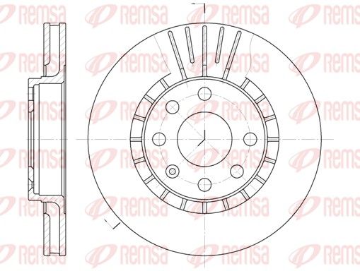 REMSA 6178.10 Brake Disc
