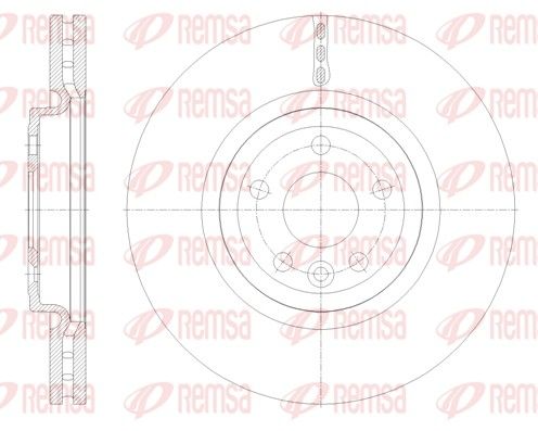 REMSA 61782.10 Brake Disc