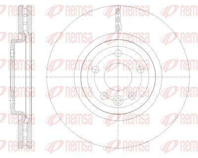 Brake Disc REMSA 61782.10