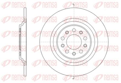 Brake Disc REMSA 61783.00
