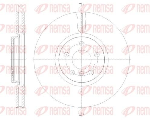 REMSA 61789.10 Brake Disc
