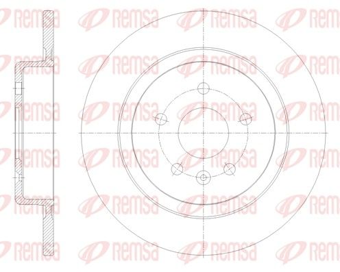 REMSA 61791.00 Brake Disc