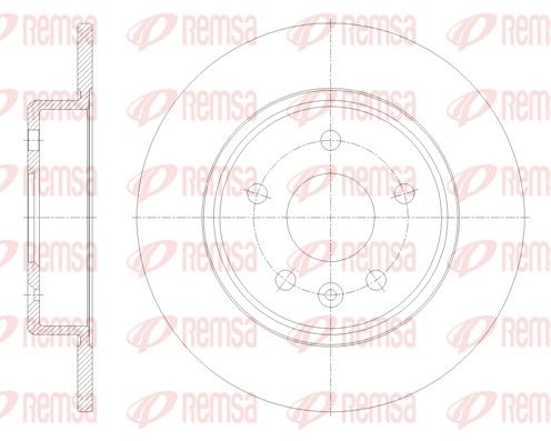 REMSA 61792.00 Brake Disc