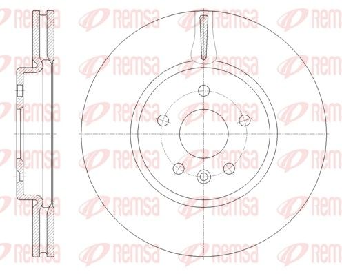 REMSA 61794.10 Brake Disc