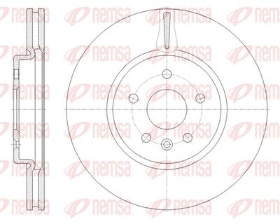 Brake Disc REMSA 61794.10