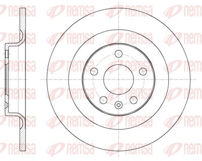 Brake Disc REMSA 61796.00