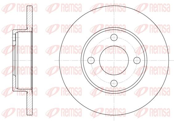 REMSA 6181.00 Brake Disc