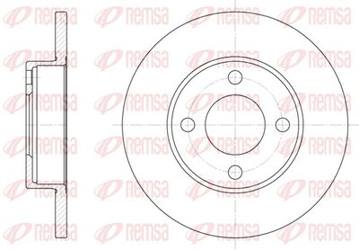 Brake Disc REMSA 6181.00