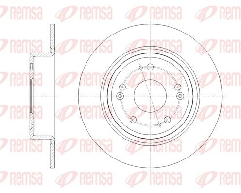 REMSA 61811.00 Brake Disc