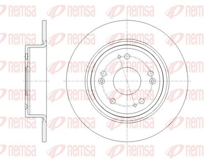 Brake Disc REMSA 61811.00