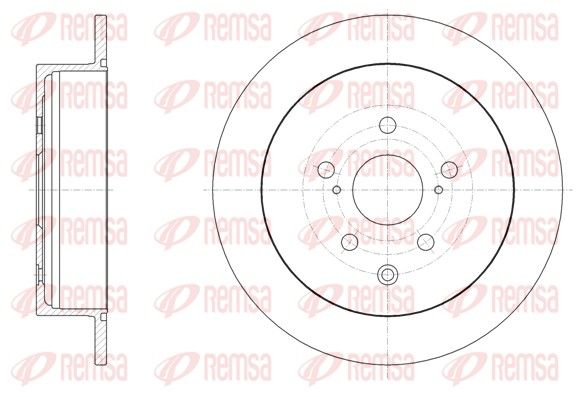 REMSA 61815.00 Brake Disc
