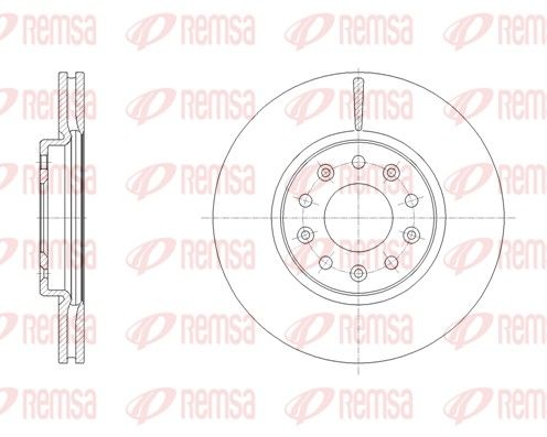 REMSA 61817.10 Brake Disc