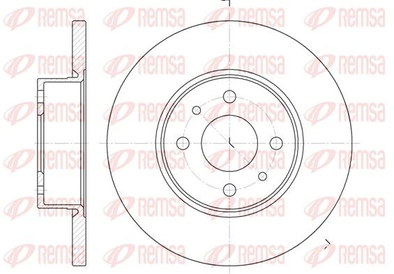 REMSA 6182.00 Brake Disc