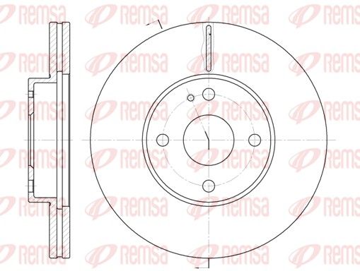 REMSA 6184.10 Brake Disc