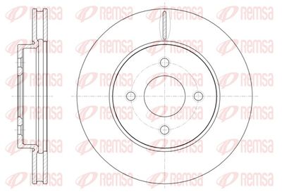Brake Disc REMSA 61850.10