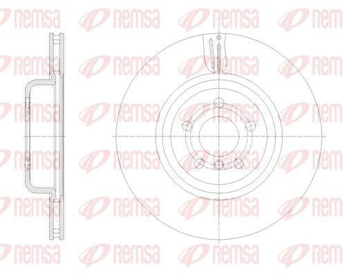 REMSA 61851.10 Brake Disc