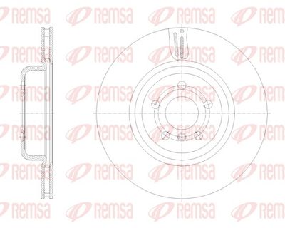 Brake Disc REMSA 61851.10