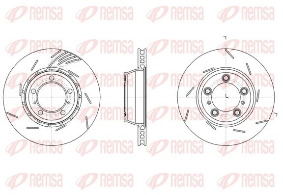 REMSA 61861.10 Brake Disc