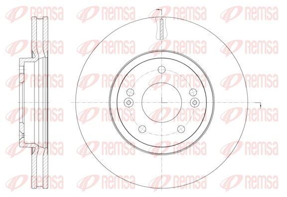 REMSA 61885.10 Brake Disc