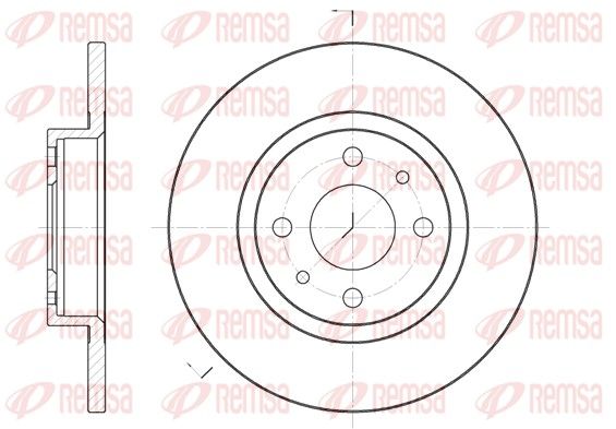 REMSA 6191.00 Brake Disc