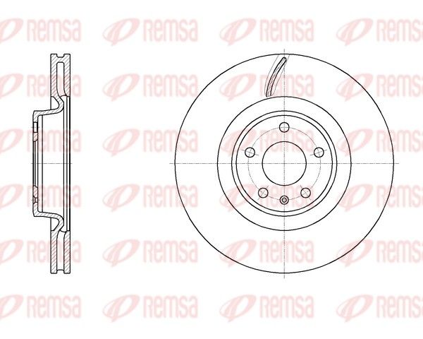REMSA 61970.10 Brake Disc