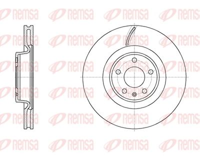 Brake Disc REMSA 61970.10