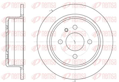Brake Disc REMSA 6197.00