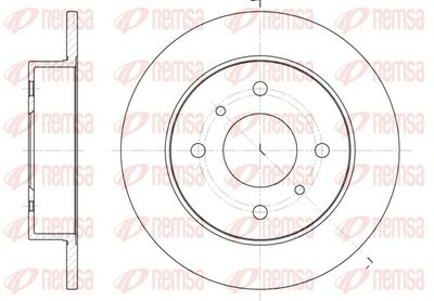 Brake Disc REMSA 6200.00