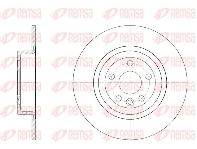 REMSA 62047.00 Brake Disc