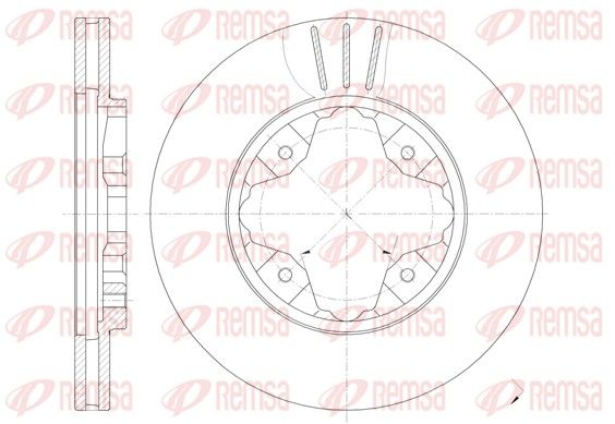 REMSA 6205.10 Brake Disc